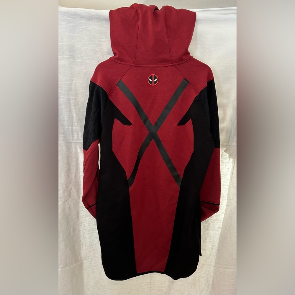 Marvel EUC Deadpool Red and Black Hoodie
